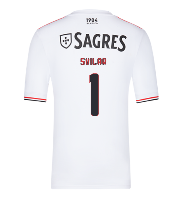 2021/22 Benfica Away Kit Soccer Jersey with Svilar 1 printing